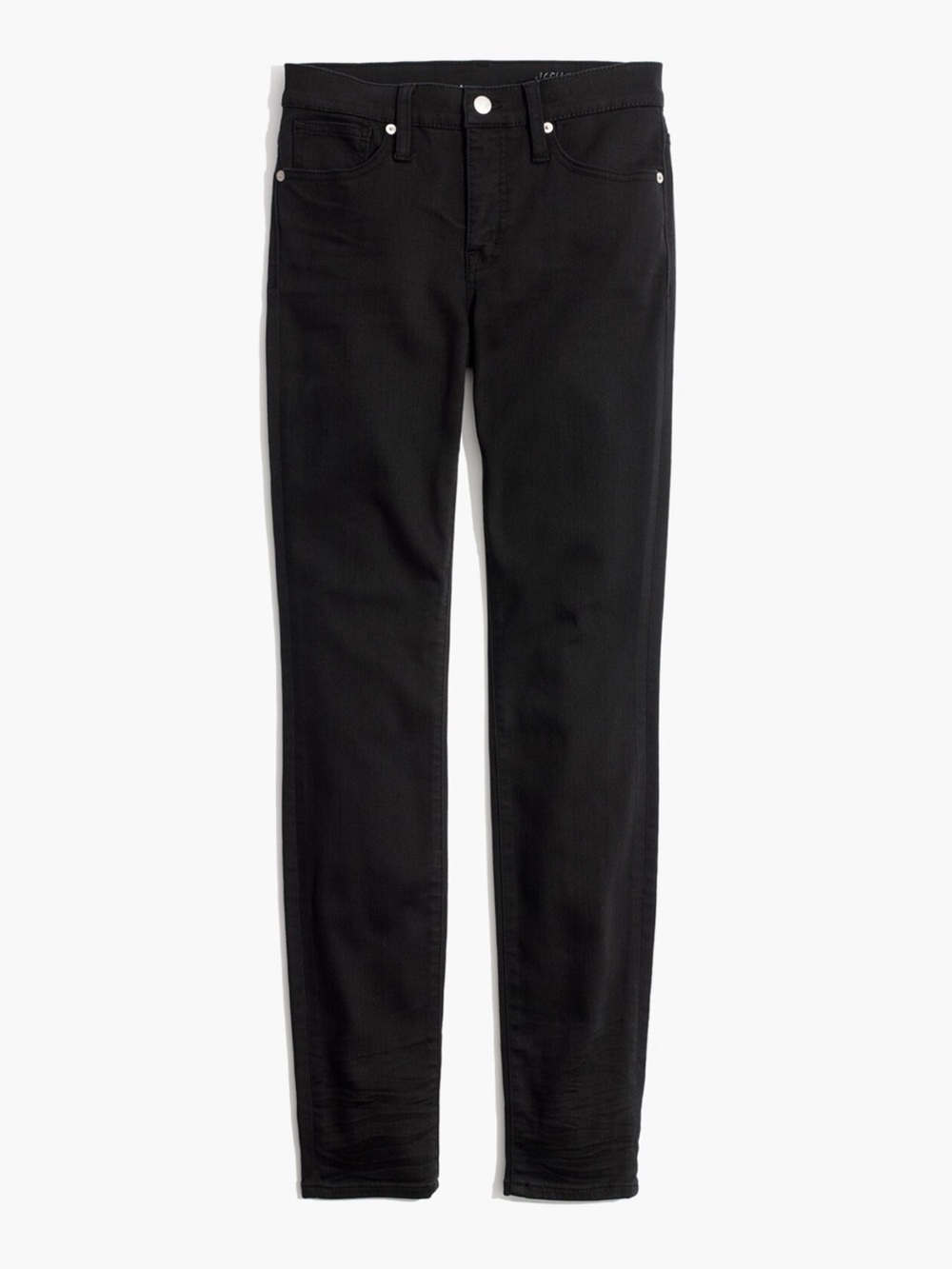 MADEWELL 9" Mid-Rise Skinny Jeans in Lunar Wash TENCEL Denim Edition